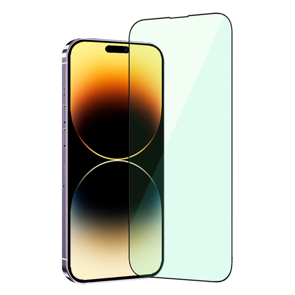 TGVI'S For iPhone 14 Pro Eye Protection Screen Protector High HD Clear Front Film+Back Protector TGVI'S For iPhone 14 Pro Eye Protection Screen Protector High HD Clear Front Film+Back Protector